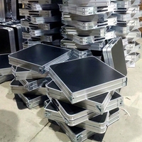 Table de camping pliable en aluminium portable avec pieds réglables, légère, pour pique-nique et barbecue en extérieur