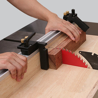 45 Type T-Track avec échelle T-tracks Slot Miter Track 300-800mm Alliage d'aluminium DIY Table Saw Workbench Outils de travail du bois