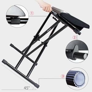 KS030 Yinyu DDP RTS Heavy Duty Soporte de teclado de doble refuerzo X Soporte de teclado de música para pianos digitales y teclados de 88 teclas - Product Image 6