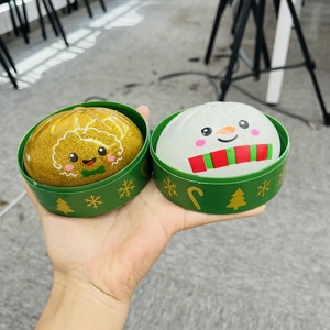 ของเล่นบีบสควิชชี่รูปเกี๊ยวจีนน่ารัก 72 ชิ้น ของขวัญคริสต์มาส ของเล่นบีบสควิชชี่ในกล่องสุ่ม สำหรับความสนุกสนาน - Product Image 5