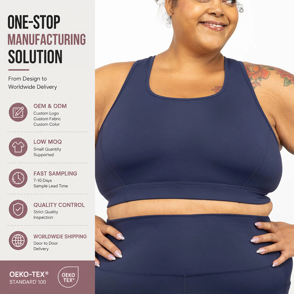 2026 Women Summer SuperHold Wide Strap Racerback Sports Bra Plus Size Quick Dry Sweat-wicking Tennis Bra Underwire Workout Bra