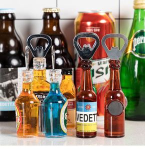 Abridor de Botellas de Cerveza al por Mayor, Dispositivo para Levantar Botellas de Vino, Imanes Divertidos de Dibujos Animados para Refrigerador, Destornillador - Product Image 2