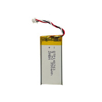 Batterie au lithium personnalisée en usine, cellule de batterie lithium-ion 3,7 V, batterie au lithium polymère rechargeable 350 mAh, mini batterie Lipo 402248