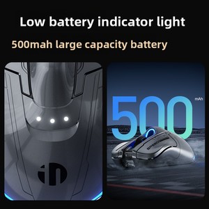 INPHIC Kabellose Maus für 2,4G Drei-Modus-Gaming Kabelgebunden Wiederaufladbar Hintergrundbeleuchtung Ergonomisch 3-Tasten Kreativ Büro Schnell und Leistungsstark - Product Image 4