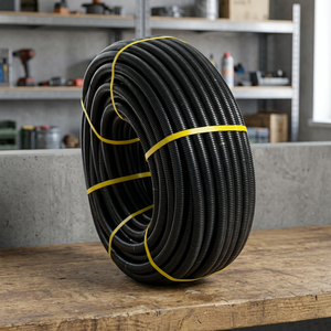 Tubo de PVC Corrugado de 100m 20mm (Tupersa 070500020) - Color Negro, Embalaje en Rollo - Product Image 2