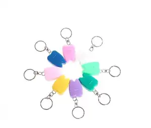 Hot selling 15m dental floss easy to carry keychain style dental floss