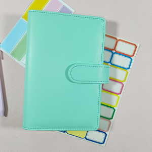 Portefeuille en cuir pu personnalisé a5 a6 a7, portefeuille de banque, planificateur de billets, enveloppes macaron - Product Image 6