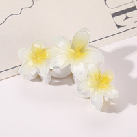 Vente chaude, pinces à cheveux en plastique colorées, style estival, 11 cm, pour femmes, accessoires de cheveux pour fête d'été