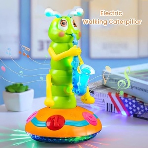 Giocattolo Elettrico a Forma di Bruco Sassofono per Neonati, Altalena Sensoriale con Musica, Giocattolo Cantante in Plastica per Bambini - Product Image 2