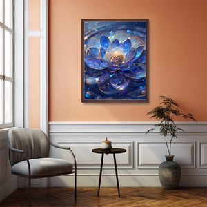 Vente en gros de peinture Fantasy Lotus par numéros pour décoration murale de la maison Idée cadeau unique pour adultes - Product Image 2