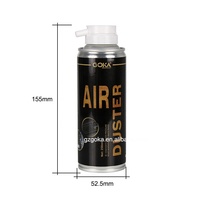 Faible MOQ personnalisable 1000 pièces, best-seller, aérosol d'air comprimé 250 ml pour ordinateur et voiture