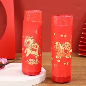 Sacs poubelles festifs de l'Année du Cheval, épais, à cordon, jetables, pour la maison, édition Nouvel An - Product Image 2