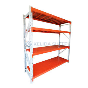 Middelzware Longspan Stalen Opbergrek Industriële Metalen Rekken Voor Magazijngebruik En Reserveopslagplanken Voor Auto-Onderdelen - Product Image 6