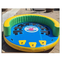 Bateau gonflable tractable Crazy UFO Sofa pour 8 personnes, jouet aquatique, bateau volant rapide, tube de ski nautique pour jeux de parc aquatique