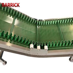 Gıda İşleme Hatlarında Paketlenmiş Atıştırmalıkların Dikey Kaldırılması İçin PVC Gıda Sınıfı Modüler Bantlı Elevatör Konveyör - Product Image 2