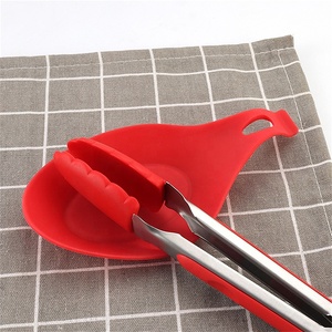 Support <span class=keywords><strong>de</strong></span> cuillère <span class=keywords><strong>en</strong></span> <span class=keywords><strong>silicone</strong></span> pour la <span class=keywords><strong>cuisine</strong></span>, repose-cuillères et pinces pour casseroles pour la <span class=keywords><strong>cuisine</strong></span> - Product Image 2