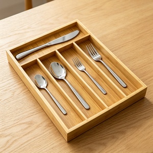 <span class=keywords><strong>Plateau</strong></span> rond en bois, <span class=keywords><strong>plateau</strong></span> en bambou non fini avec étagères pour huiles, plateaux de rangement décoratifs en vrac - Product Image 4