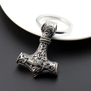 <span class=keywords><strong>Thor</strong></span> <span class=keywords><strong>hammer</strong></span> Mjolnir Viking Amulet <span class=keywords><strong>Hammer</strong></span> scandinavo Norse Jewelry portachiavi - Product Image 6