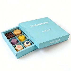 Scatola per Cioccolatini Personalizzata Usa e Getta, Scatola in Cartone Riciclabile per Biscotti, <span class=keywords><strong>Mini</strong></span> Confezione Regalo per Dolcetti - Product Image 2