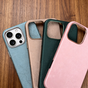 Custodia per telefono in pelle PU magnetica anti-shock con pulsanti indipendenti sensibili per fotocamera, cover antiurto per iPhone 17 16 15 Pro Max - Product Image 2