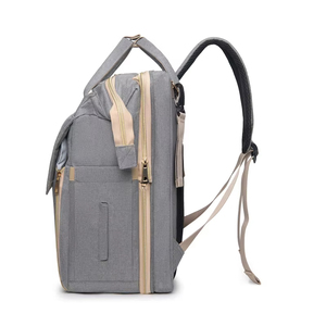 Borsa Fasciatoio da Viaggio USB Grande Capacità con <span class=keywords><strong>Zanzariera</strong></span>, Lettino per Neonati e Sedia Pieghevole in Poliestere - Product Image 3