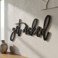 Letras Metálicas de Alta Calidad para Montaje en Pared, Letreros Publicitarios para Interiores, Letreros para Tiendas, Cafeterías y Negocios