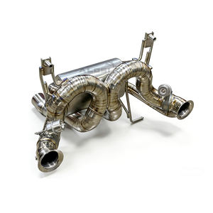 Alosi Axleback สำหรับ LP740 4S <span class=keywords><strong>LP770</strong></span> <span class=keywords><strong>4</strong></span> 6.5 2011-2022วาล์วประสิทธิภาพ catback ระบบไอเสียไทเทเนียมอัลลอย - Product Image 2