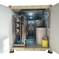 Station de traitement d'eau mobile pour puits profonds 5m³/h, système de filtration d'eau par osmose inverse pour site éloigné