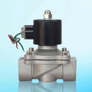 ROTK 2/2 moyen à action directe normalement fermé 3/8 "pouces Orifice 16mm en acier inoxydable 304 AC24V électrovanne - Product Image 1