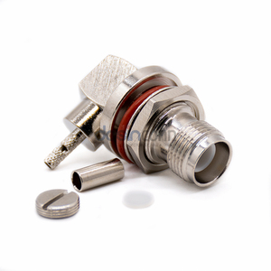 Waterproof RP TNC Female Right Angle Bulkhead Crimp RG174 <strong>Cable</strong> - Product Image 4