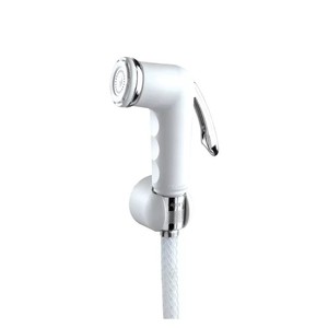 ARIEL LINE - Set Doccia WC a 2 Getti, Bianco e Cromato - Product Image 1