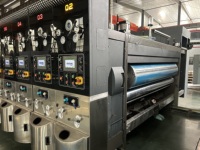 Máquina Automática para Fabricación de Cajas de Cartón con Control Computarizado Completo, Máquina de Impresión y Ranurado de Cartón