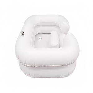 Lavabo Inflable Portátil para Champú, Almohadilla de Champú Plegable, Bañera de Spa, Lavabo Desinflable para Lavar el Cabello para Mujeres Embarazadas y Ancianos - Product Image 1