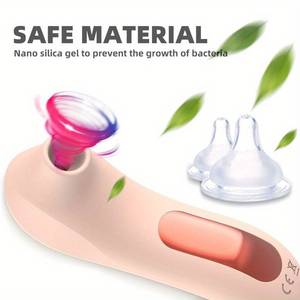 Rechargeable 7 Mode Clitoral G Spot <b>Vibrator</b> with Nipple Stimulator Silicone Adult Toy for Women - Product Image 4