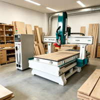 Centre d'usinage CNC à tête pivotante 4 axes 2136, machine de fraisage CNC robuste à liaison 4 axes