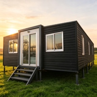 Maison conteneur modulaire extensible Shinestone économique à double aile, bâtiment préfabriqué pliable avec intérieur personnalisé