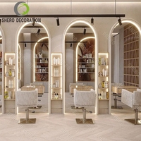Présentoir de comptoir de magasin de meubles de salon de beauté personnalisé Mobilier de salon de manucure