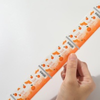 Prix bas Étiquette Autocollant Transparent Rouleau Adhésif Étiquettes Autocollants pour Emballage
