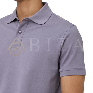 เสื้อโปโลผู้ชายคุณภาพสูง ระบายอากาศได้ดี สวมใส่สบาย เหมาะสำหรับใส่ลำลอง เสื้อโปโลแขนสั้นน้ำหนักเบาสำหรับฤดูร้อน - Product Image 6