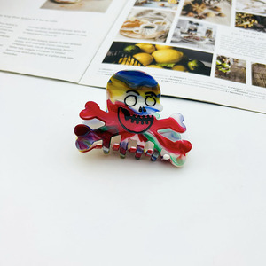 กิ๊บติดผมรูปฟักทองสยองขวัญรูปหัวกะโหลกและอะคริลิคสำหรับแต่งตัวในเทศกาลฮาโลวีน - Product Image 2