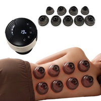 Appareil de massage à ventouses sous vide 2026 pour usage domestique avec lumière rouge chauffante et aspiration multi-niveaux, ensemble Gua Sha pour le dos et les épaules