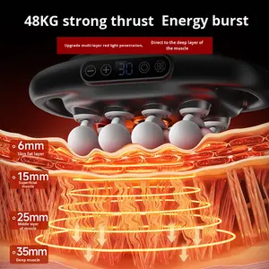 Profession elle 20-Kopf-Faszienpistole Tiefen gewebe <span class=keywords><strong>massage</strong></span> für den Kopf Große Beine Rücken Taille Mehrkopf-<span class=keywords><strong>Massage</strong></span> pistole für den Körper - Product Image 4