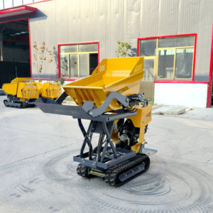 <span class=keywords><strong>Mini</strong></span> Dumper Cingolato Economico da 500kg, Autocaricante per Lavori di Ingegneria, Agricoltura e Miniere - Product Image 3