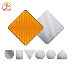 Panneau de signalisation routière en aluminium en forme de losange. Prix de vente direct d'usine. Les couleurs et les tailles peuvent être personnalisées. - Product Image 2