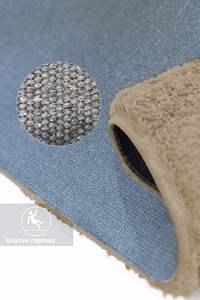 Alfombra de Baño de Lujo de Diatomeas, Lavable, 25 mm, Suave, con Reverso de Poliéster y Algodón, Antideslizante, Absorbente de Agua, Tamaño Personalizado, OEM, ODM, Turquesa - Product Image 4