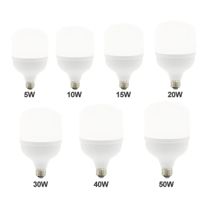 Led focos LED B22 E27 chủ t-shape 5W 10W 15W 20W 30W 40W 50W LED bóng đèn vật liệu nhựa dẫn bóng đèn - Product Image 3