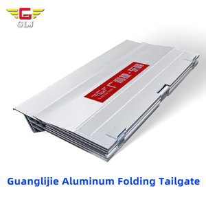 Hợp kim nhôm thủy lực tải có thể gập lại cổng đuôi nâng cho xe và xe tải phụ kiện kiểm soát hàng hóa - Product Image 4