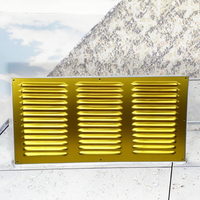 Couvercle de grille d'aération rectangulaire en alliage d'aluminium de 16 pouces avec installation facile pour la ventilation des armoires de salon