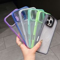 Dernière Nouveauté : Coque de Téléphone Magnétique Transparente et Colorée en TPU+PC, Tendance et de Qualité Supérieure pour iPhone 18/17 Pro Max