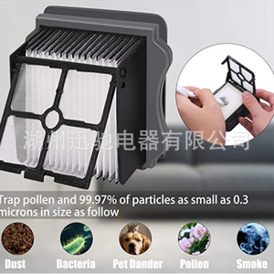 Un rouleau de brosse principale S3 avec filtre en fibres de haute qualité, accessoire pour aspirateur domestique - Product Image 3